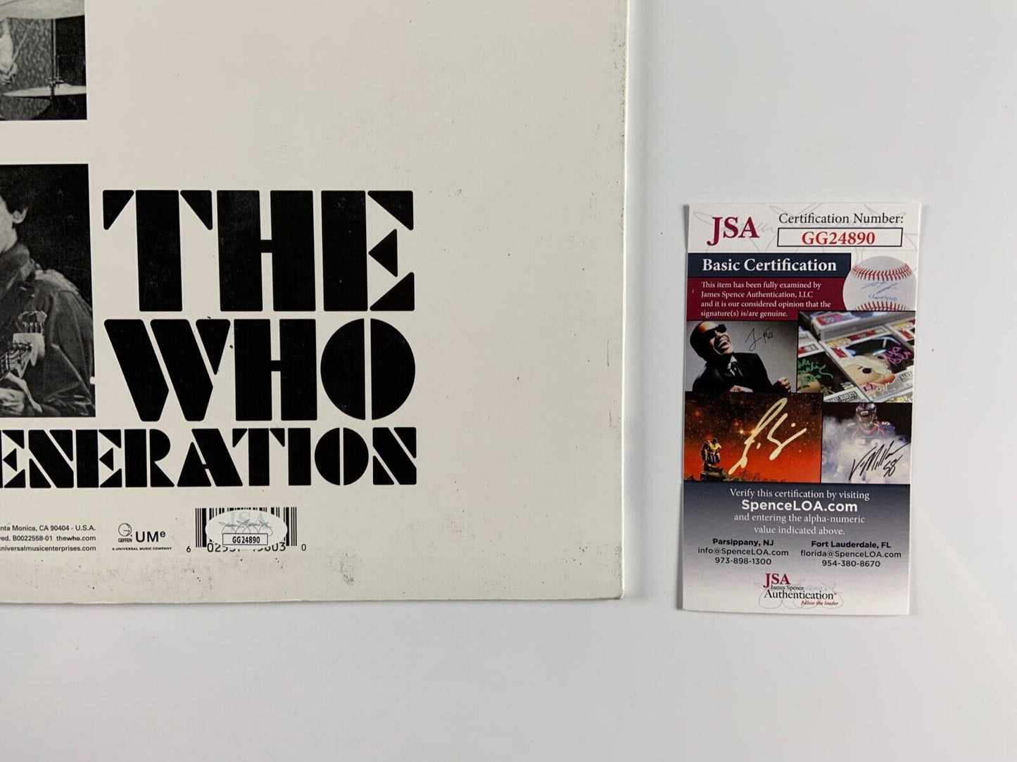 Roger Daltrey The Who Signed JSA Autograph Signed Album My Generations Record