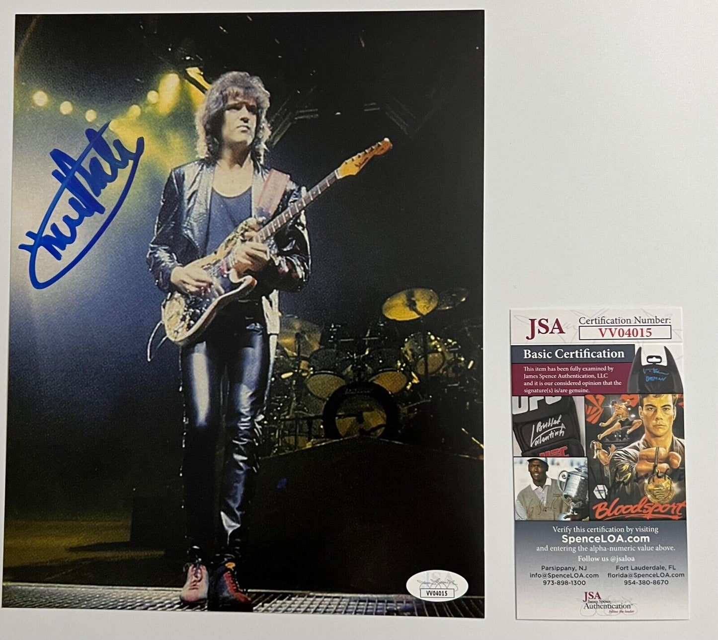 Trevor Rabin YES JSA Signed Autograph 8 x 10 photo