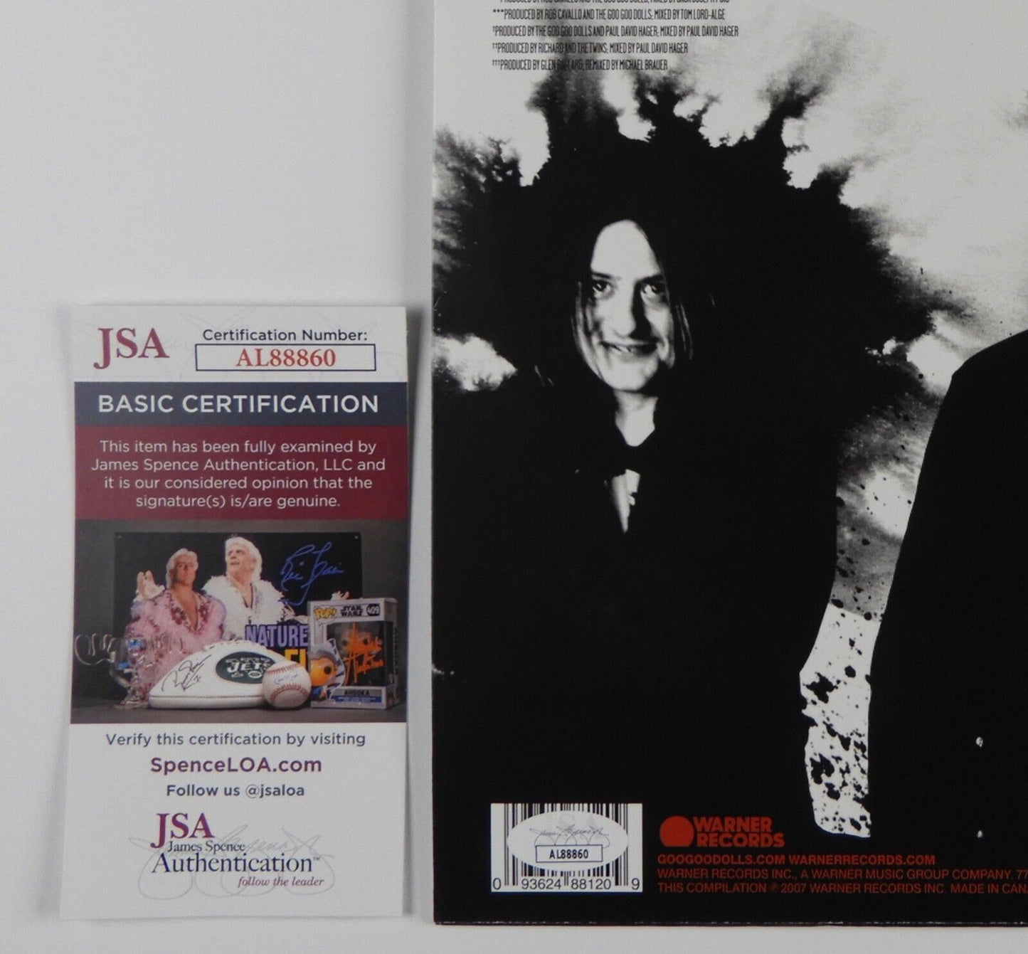 The Goo Goo Dolls JSA Fully Signed Autograph Album Greatest Hits John Rzeznik +