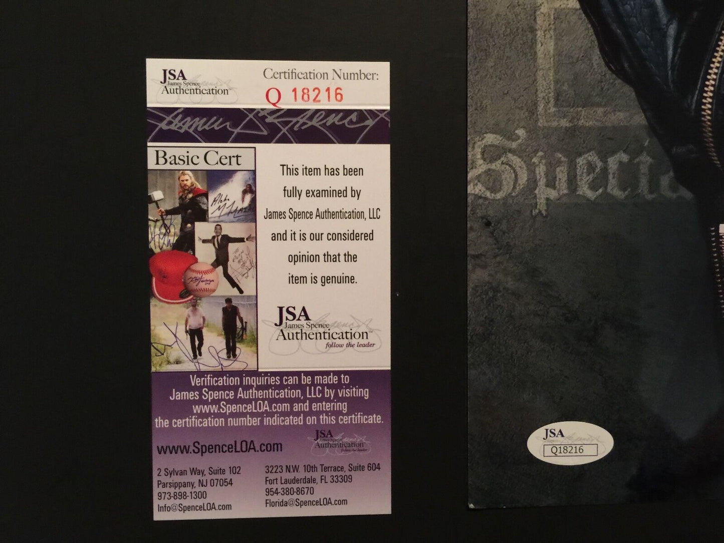 Adewale Akinnuoye Agbaje Killer Croc Suicide Squad Autograph Signed 11 x14 JSA