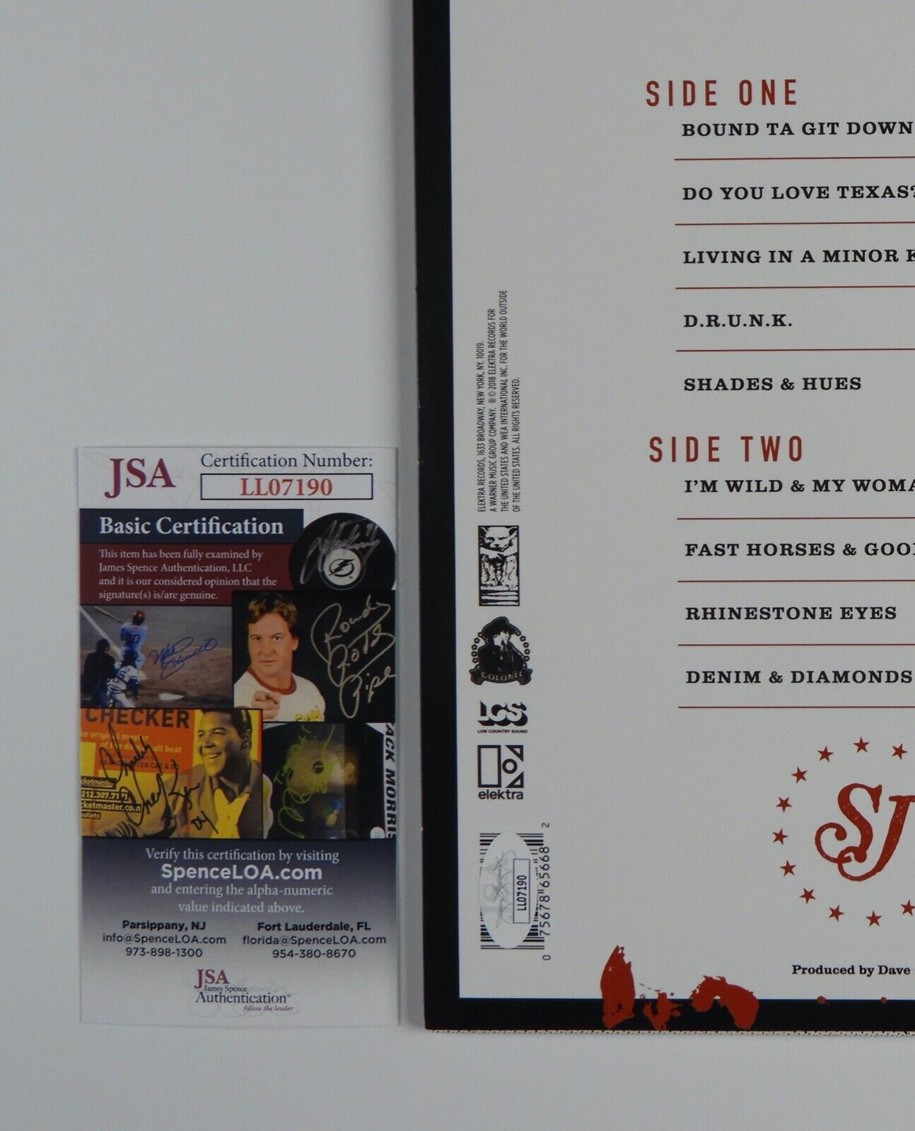 Shooter Jennings JSA Signed Autograph Album Record Vinyl