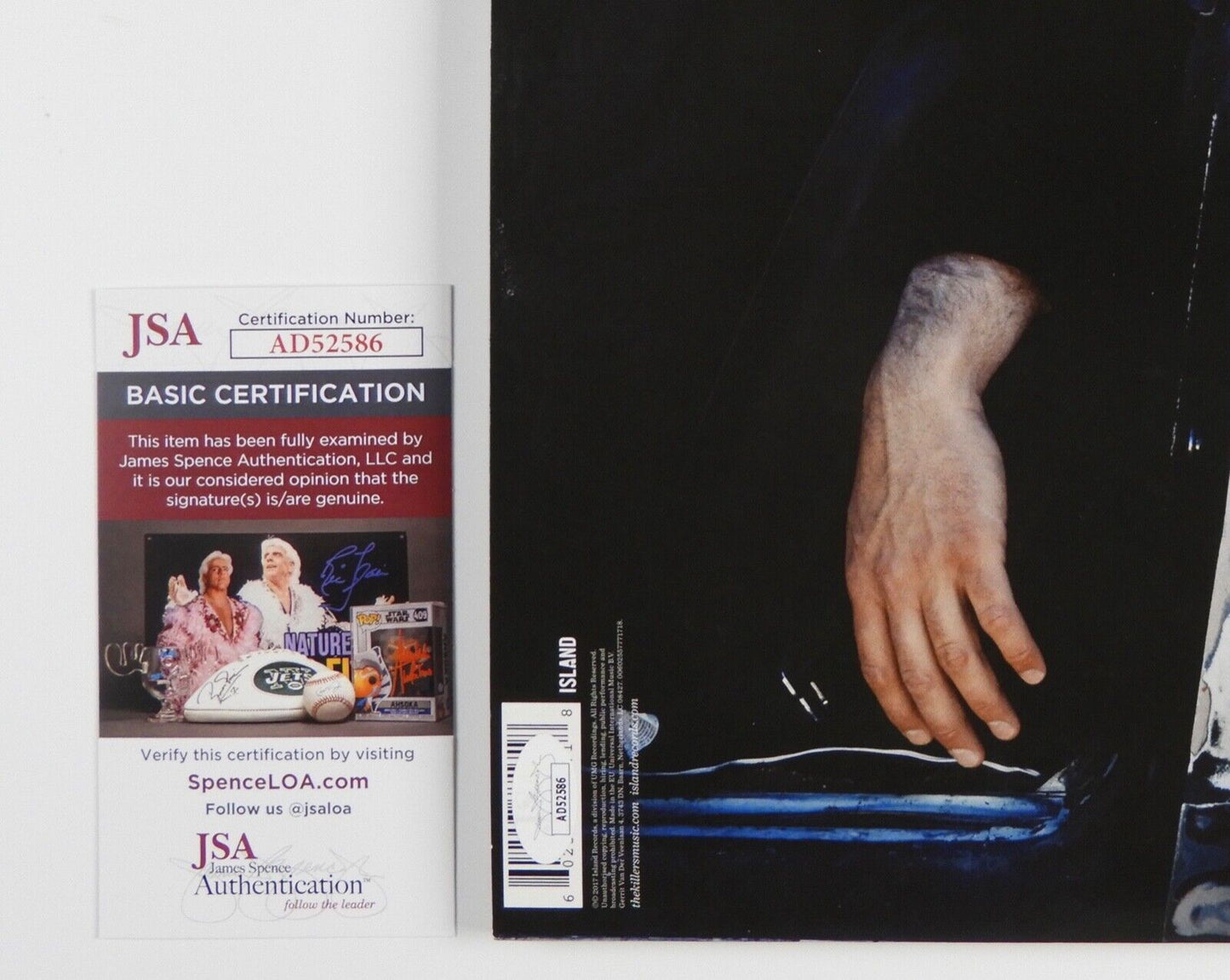 The Killers Brandon Flowers Ronie Vannucci JSA Autograph Signed Album Wonderful