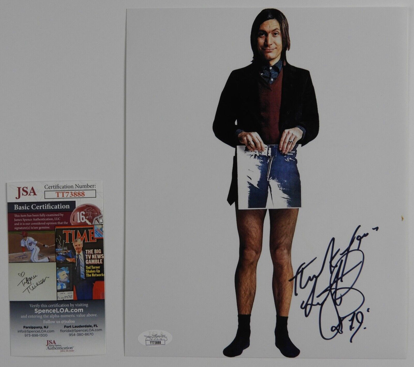 Charlie Watts Signed Autograph JSA COA 8 x 10 photo The Rolling Stones