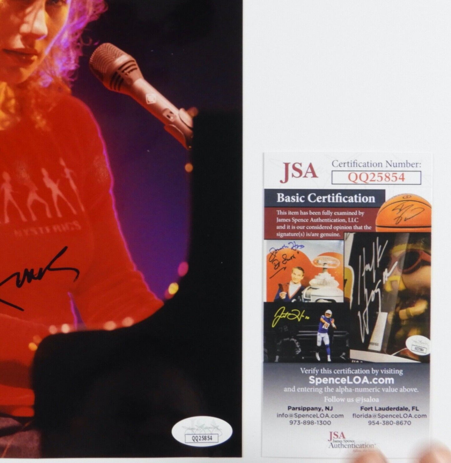 Tori Amos JSA Signed Autograph Photo 8 x 10