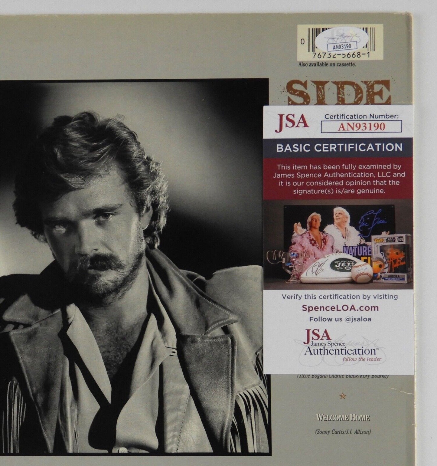 John Schneider JSA Signed Autograph Album Record Vinyl A Memory Like You