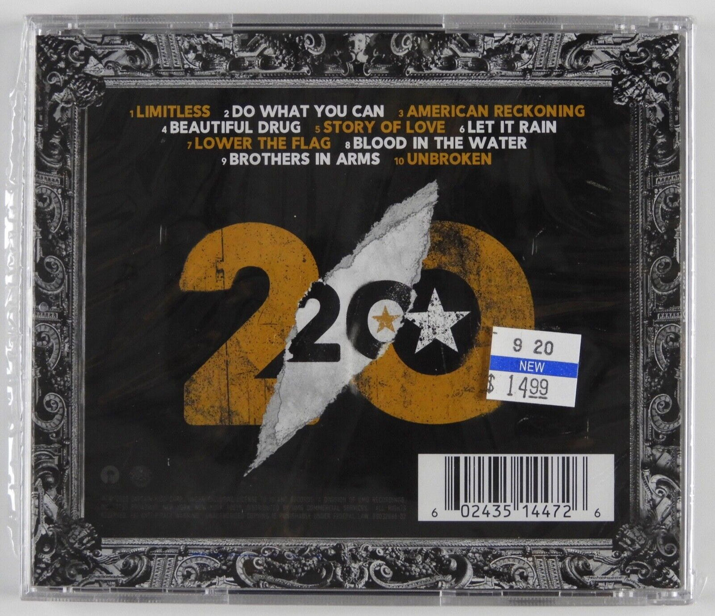 Bon Jovi Signed Autograph 2020 CD Booklet Still Sealed