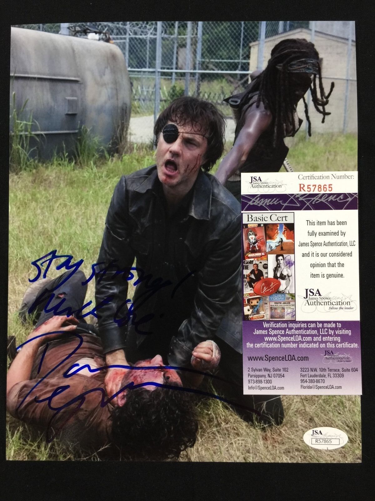 Danai Gurira Michonne The Walking Dead Autograph Signed Photo JSA COA 8 x10