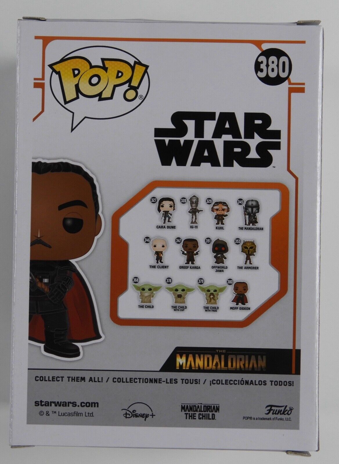 Giancarlo Esposito The Mandalorian Signed Autograph Beckett Funko Pop Gideon