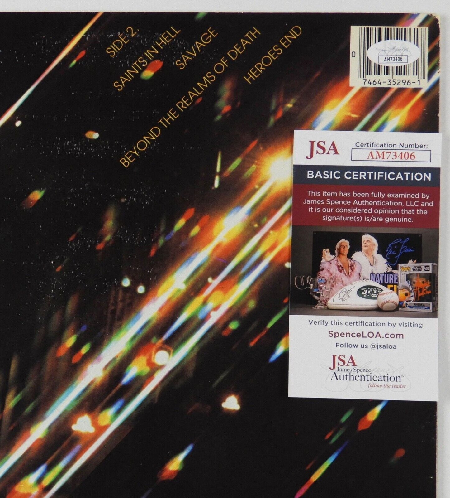 Judas Priest Band Signed Autograph Record Album JSA Vinyl Stained Class