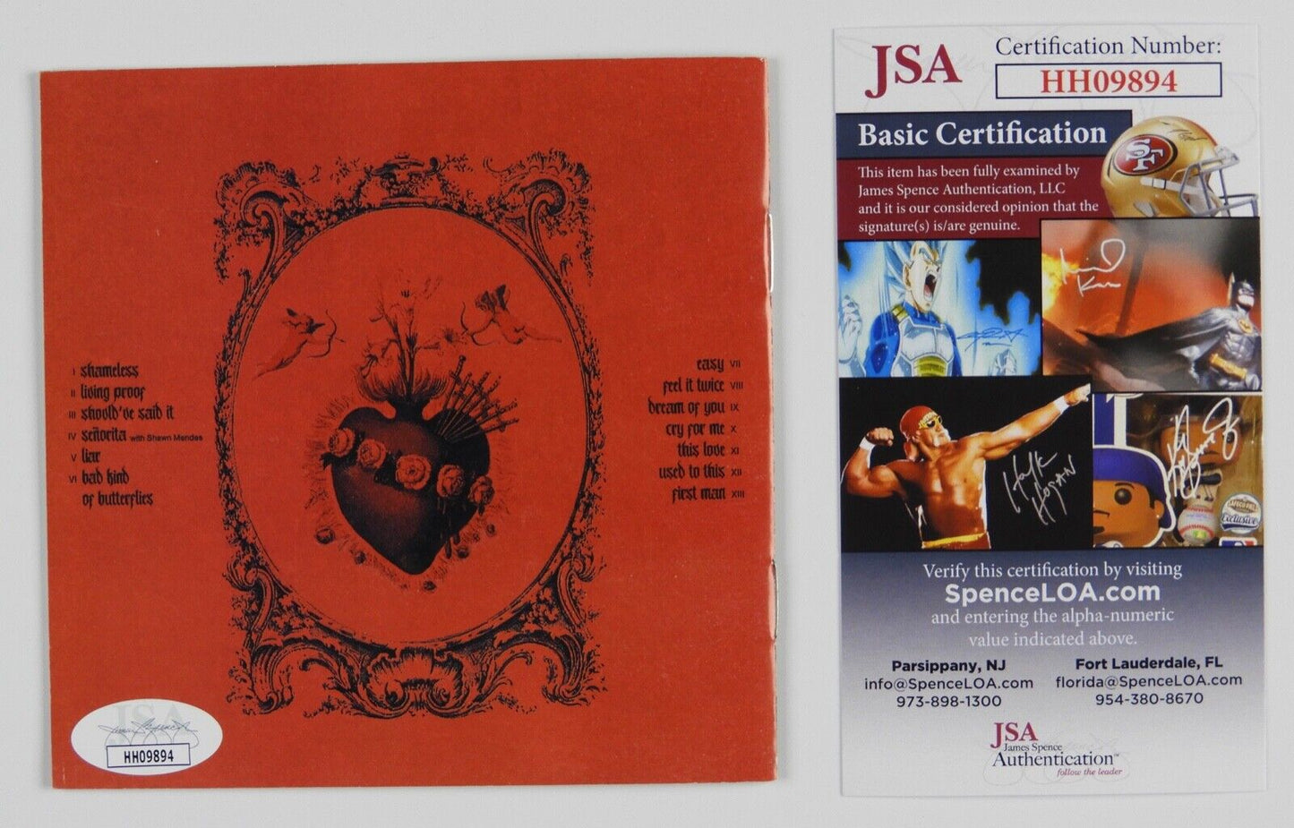 Camila Cabello Romance JSA Signed Autograph CD Booklet