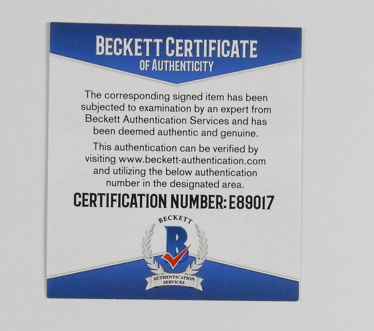 Fear The Walking Dead Jenna Elfman Autograph Signed Photo Beckett 11 x 14