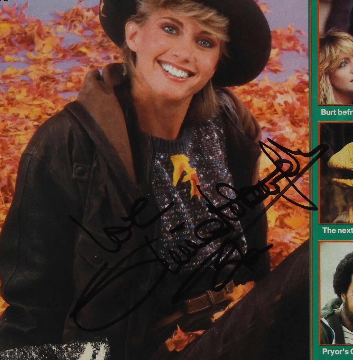 Olivia Newton-John JSA Autograph Signed People Magazine 1982