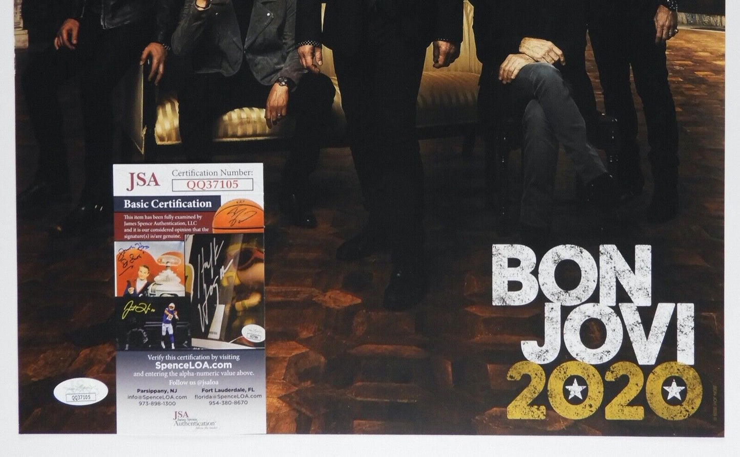 Jon Bon Jovi JSA Signed Autograph Poster Lithograph 2020 13" x 19"