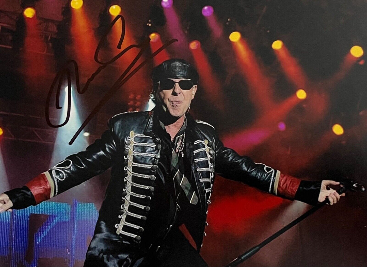 Klaus Meine Scorpions JSA Signed Autograph 8 x 10 Photo