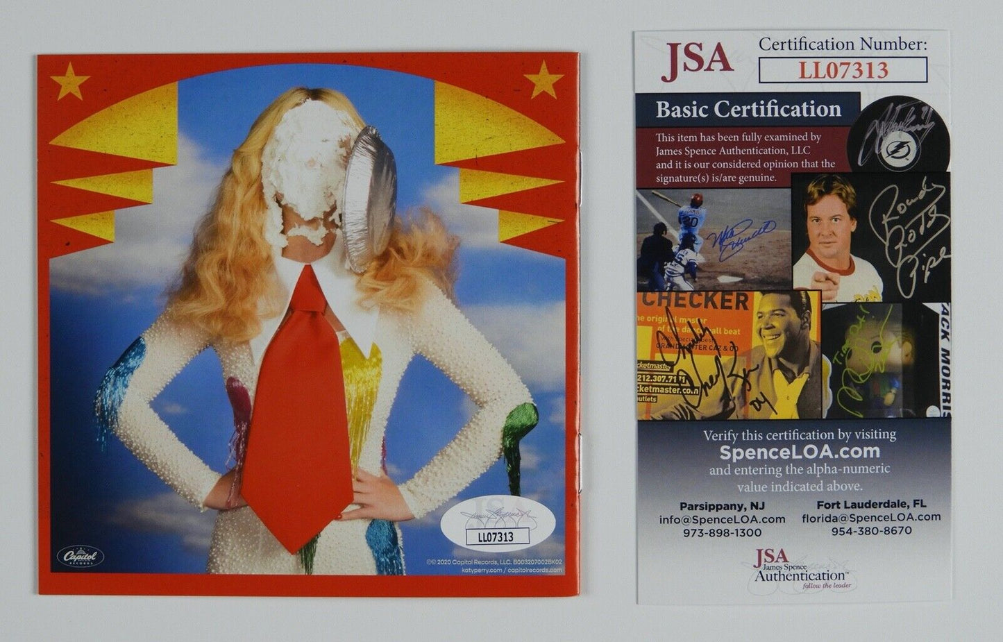 Katy Perry JSA Signed Autograph CD Booklet Smile Includes CD