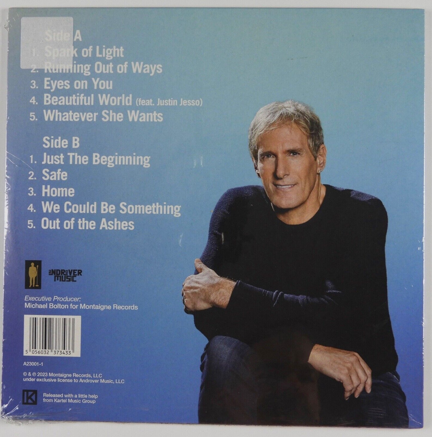 Michael Bolton Signed Autograph Record Vinyl Spark Of Light