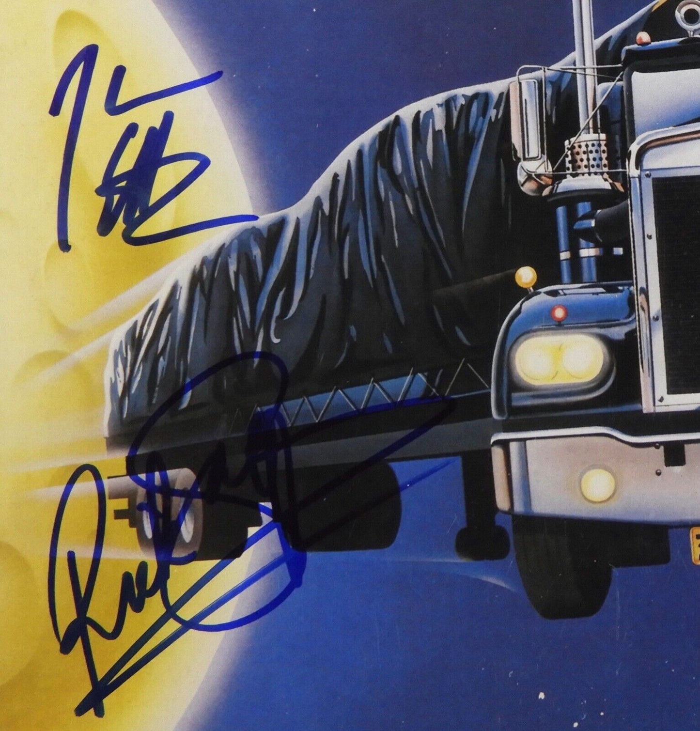 Def Leppard JSA Fully Signed On Through The Night Autograph Album Record Vinyl