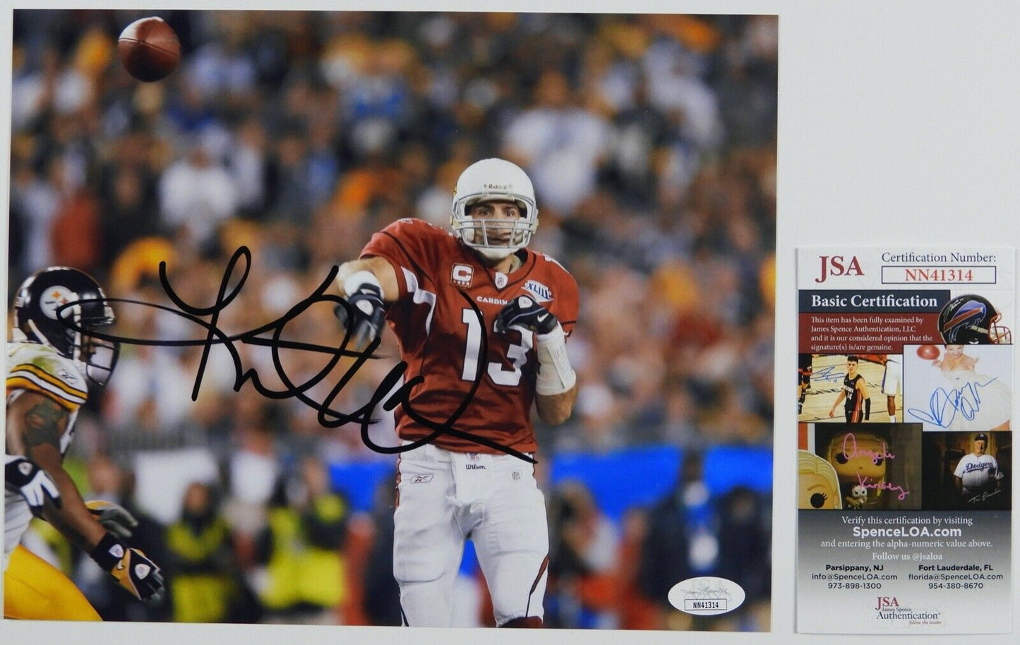 Kurt Warner Signed Autograph JSA COA Photo St. Louis Cardinals