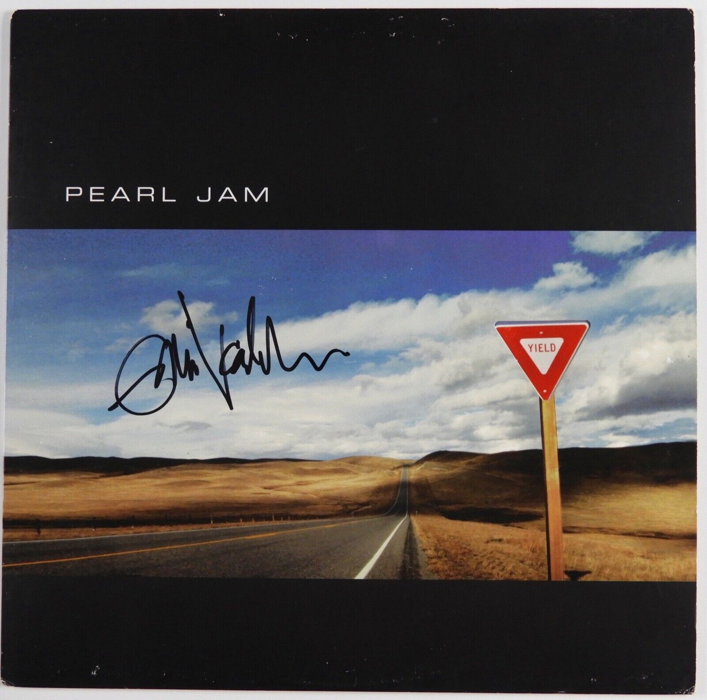 Eddie Vedder JSA Signed Autograph Pearl Jam Album Record Vinyl Yield