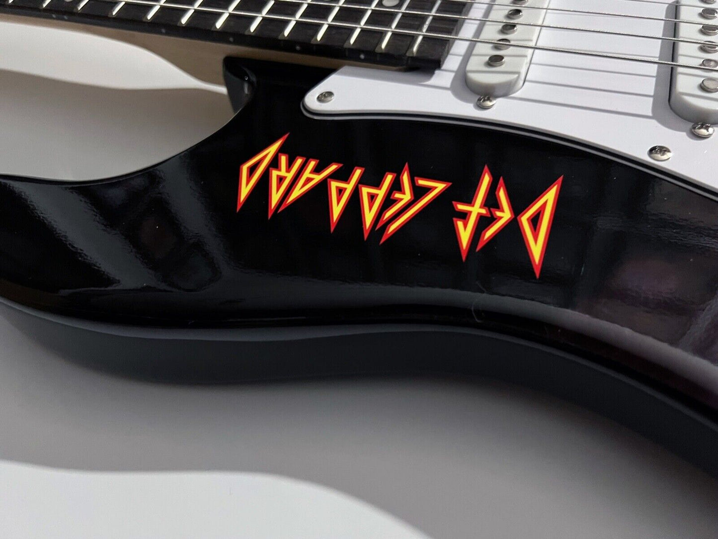 Def Leppard JSA Signed Autograph Stratocaster Guitar Phil Collen Rick Allen