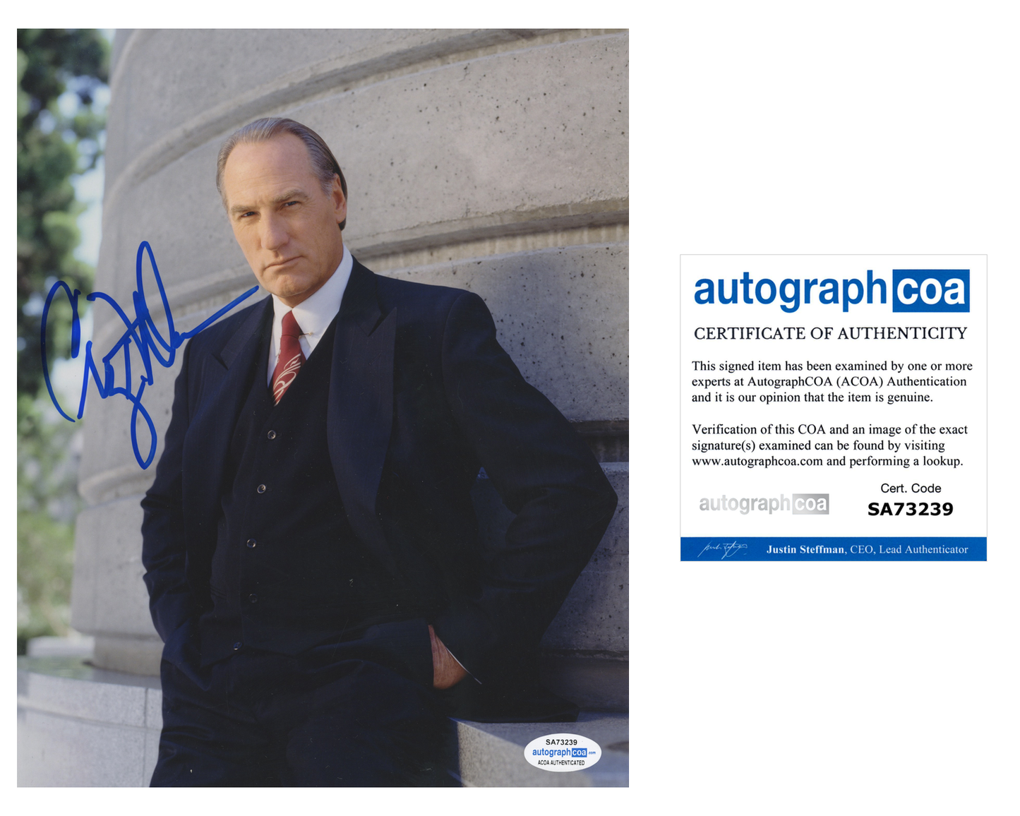 Craig T. Nelson ACOA Signed Autograph 8 x 10 Photo