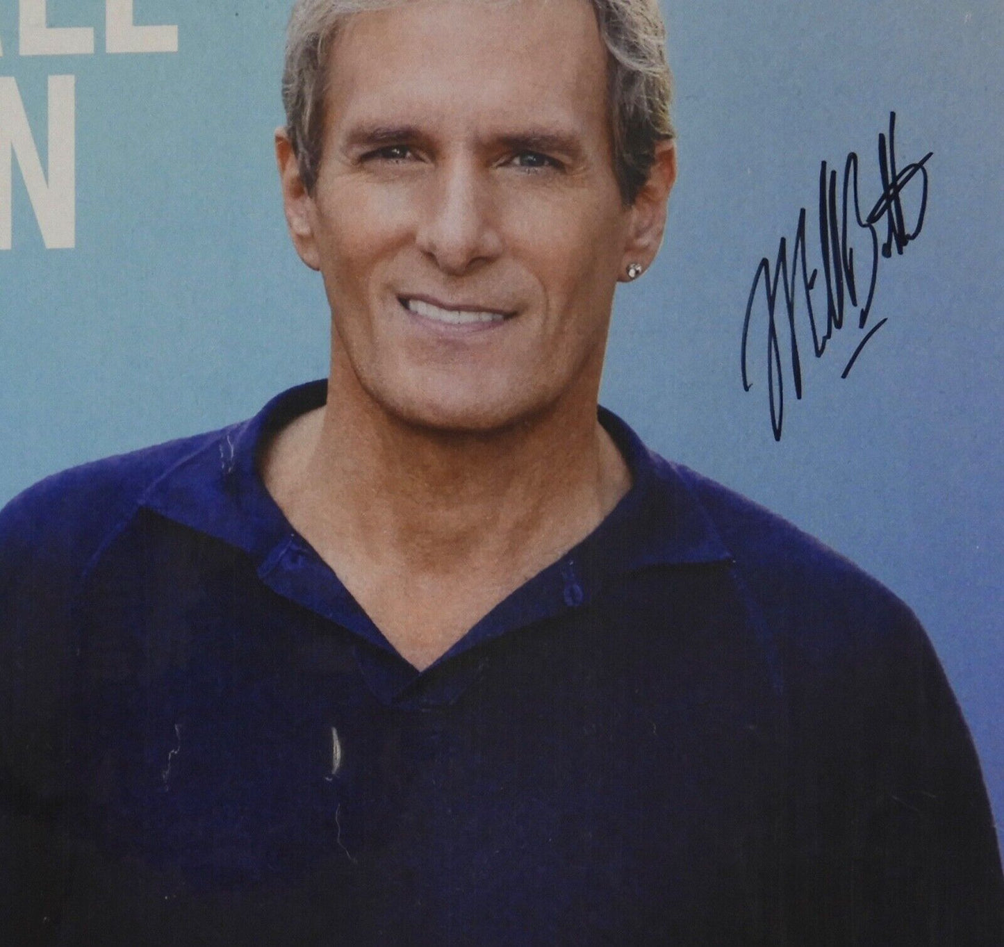 Michael Bolton Signed Autograph Record Vinyl Spark Of Light