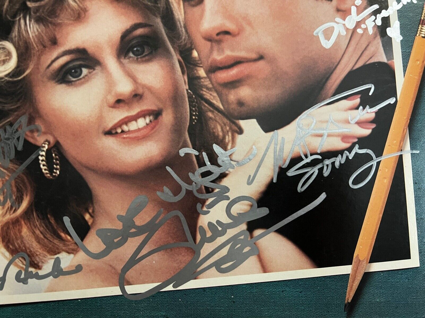 Grease JSA Beckett Signed Autograph Soundtrack Olivia Newton-John Travolta Album