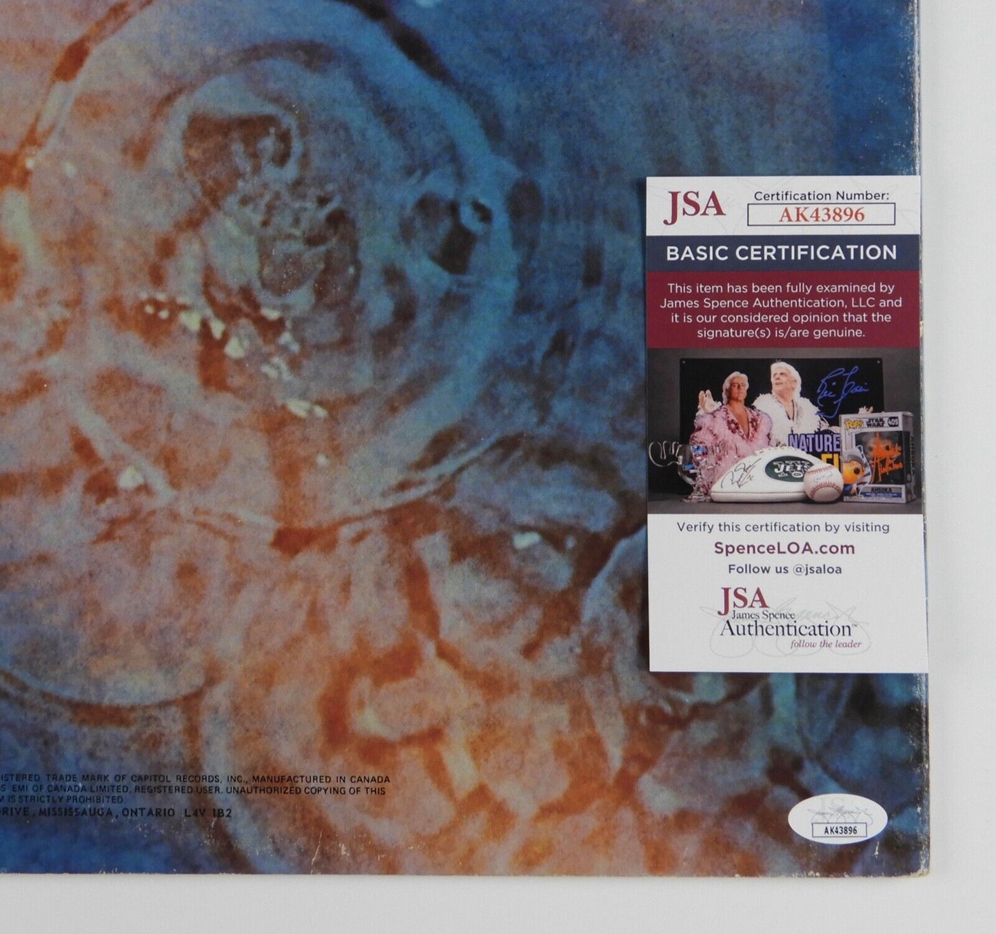 Pink Floyd Nick Mason JSA Signed Autograph Album Record Meddle