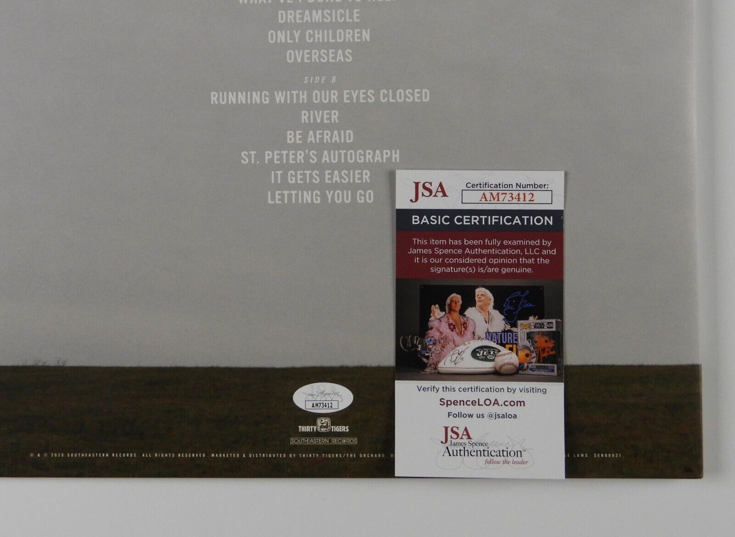 Jason Isbell JSA Autograph Signed Album Reunions