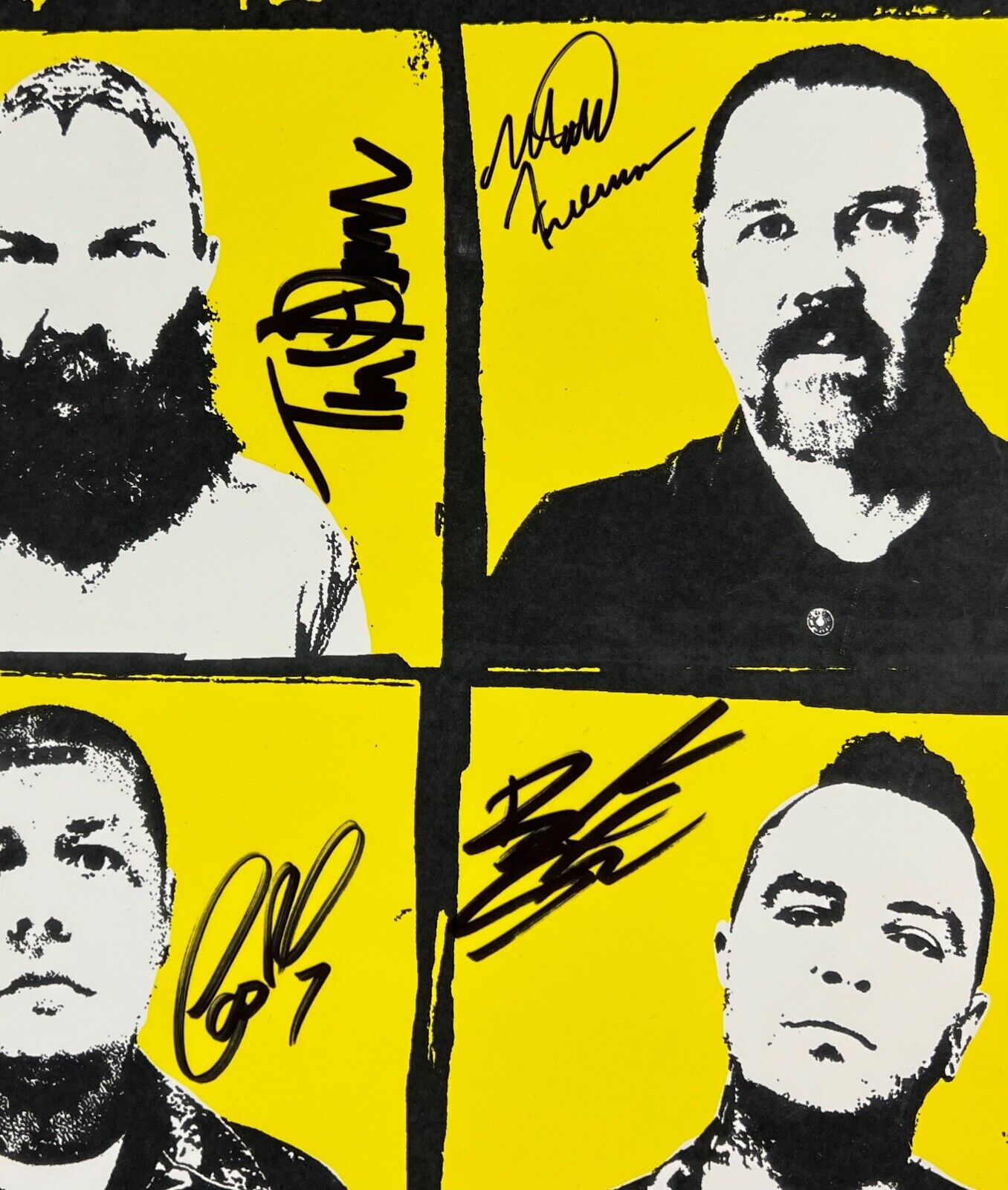 Rancid JSA Signed Autograph Lithograph Poster Fully signed Tim Armstrong +