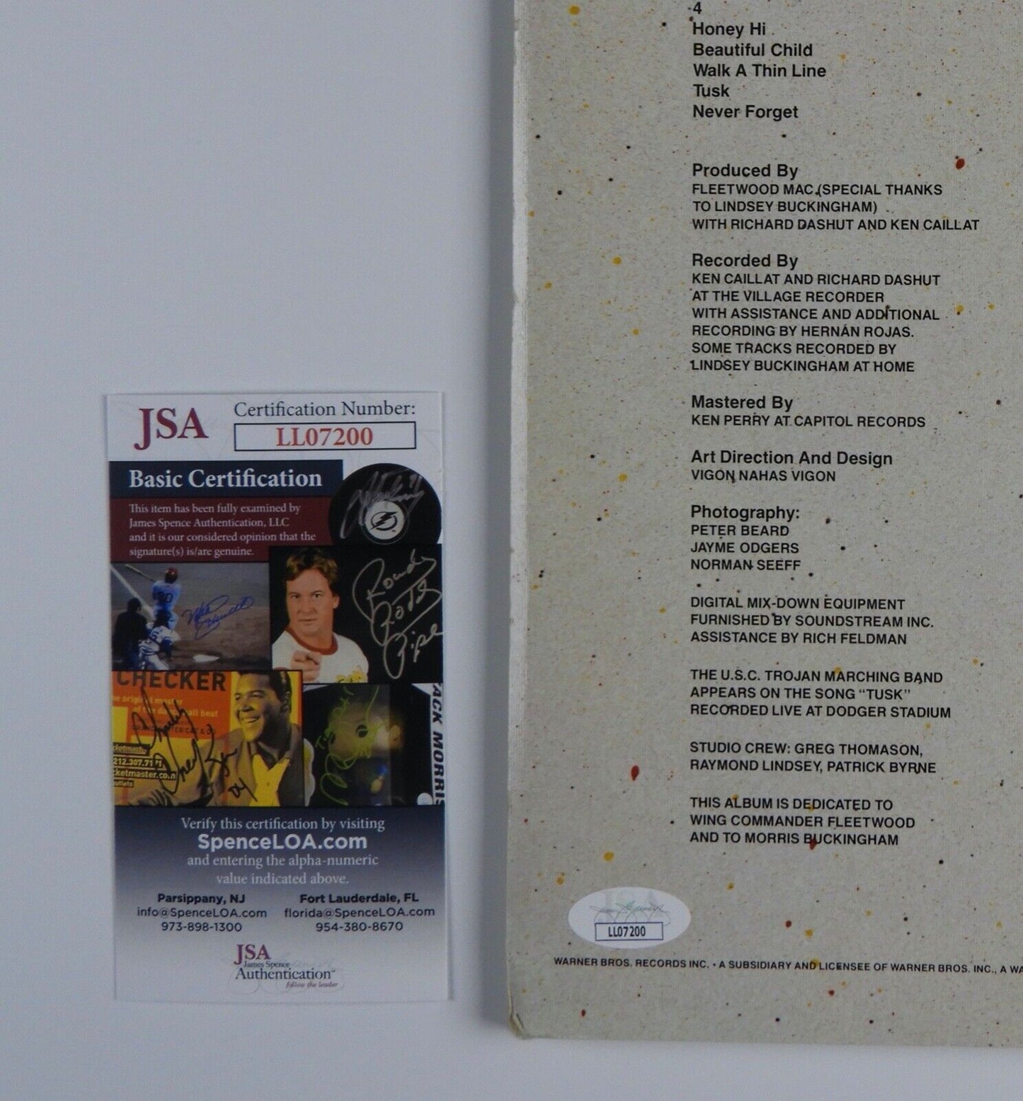 Mick Fleetwood Mac JSA Signed Autograph Album Record Vinyl Tusk