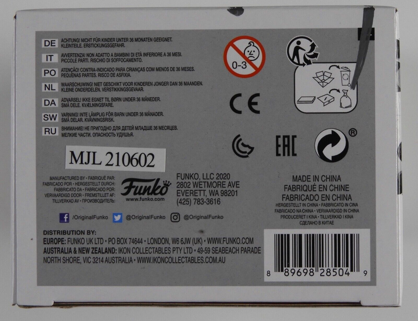 Paul Stanley Signed Autograph Funko Pop 122 JSA KISS Starchild