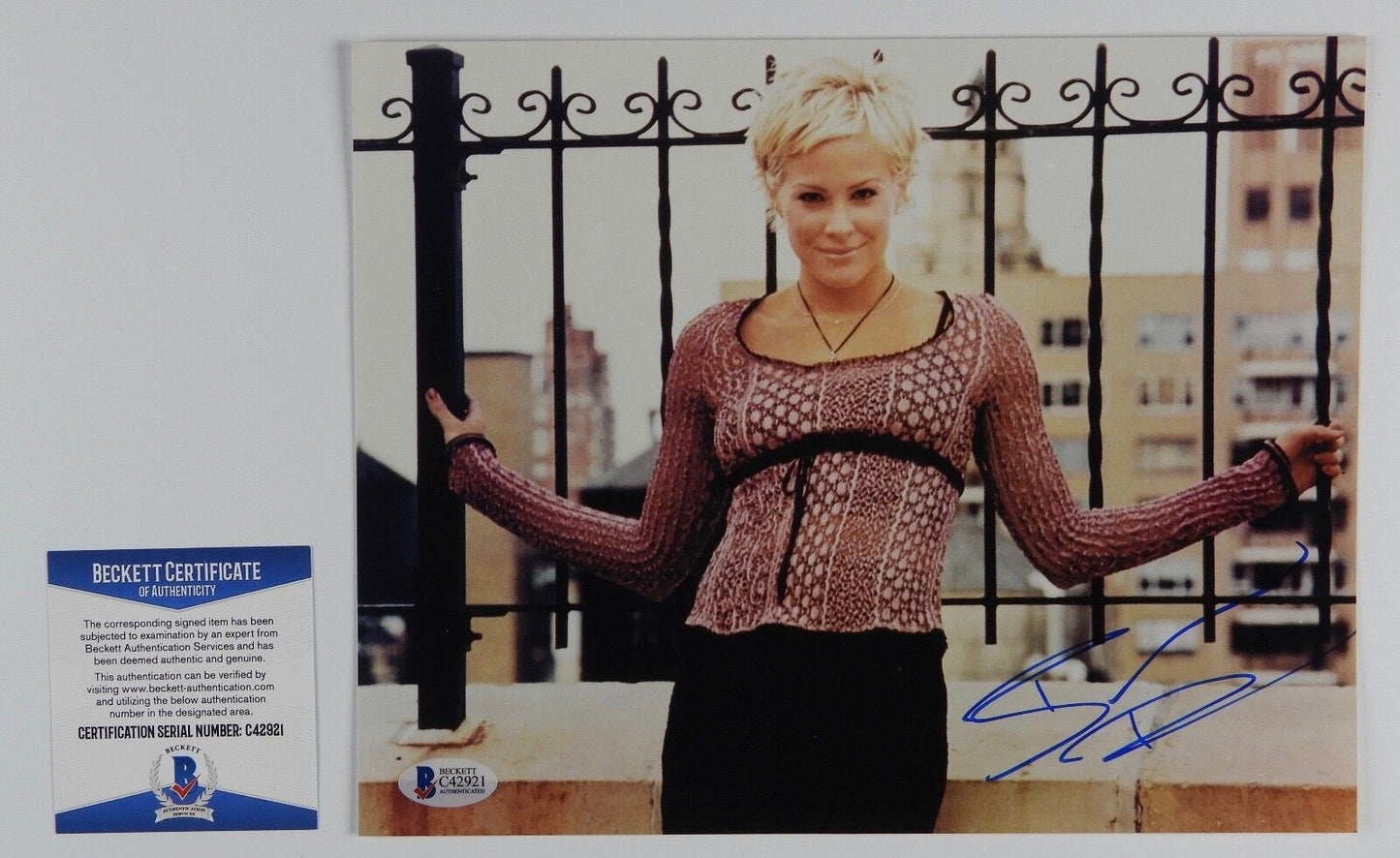 Brittany Daniel signed autograph photo 8 x 10 BAS COA Beckett