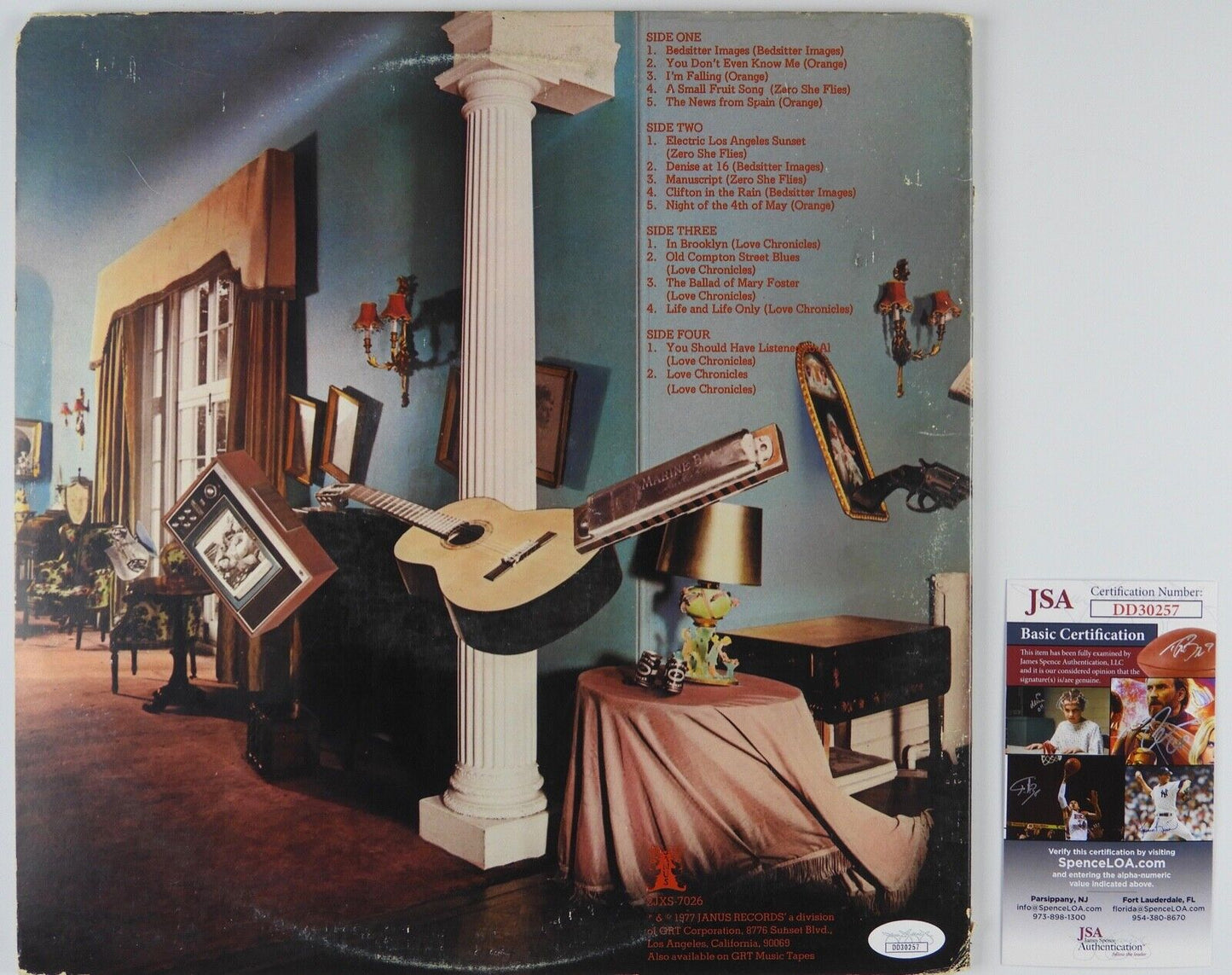 Al Stewart Signed Autograph JSA Record Album Vinyl The Early Years