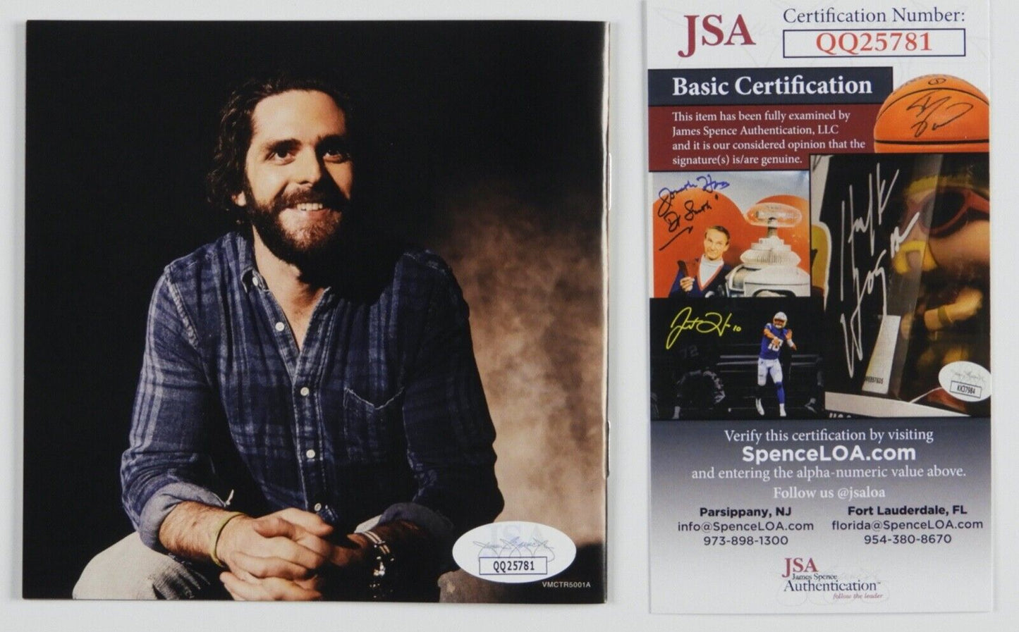 Thomas Rhett JSA Signed Autograph CD Country Again Side A