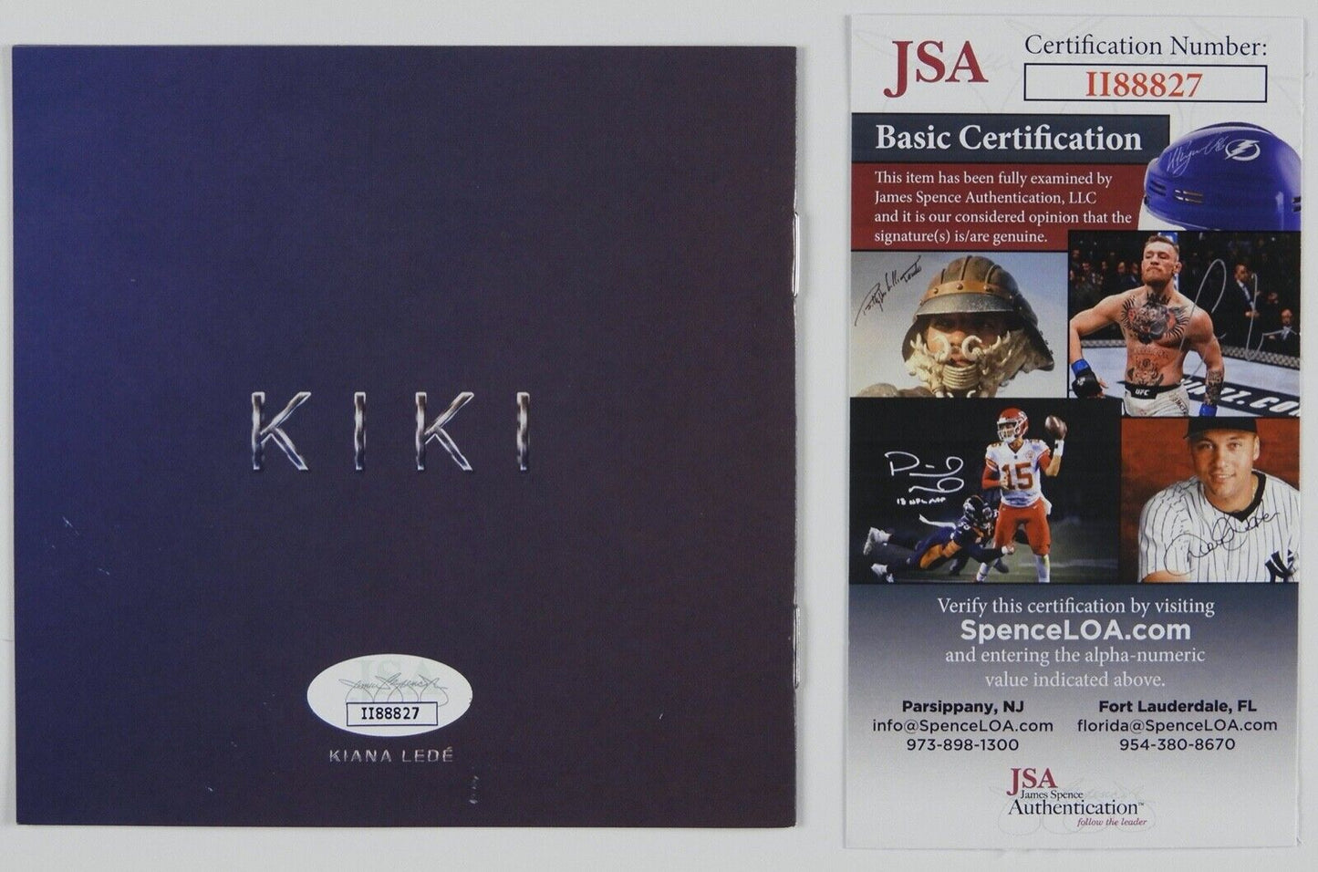 Kiana Lede JSA Signed Autograph CD Booklet Kiki