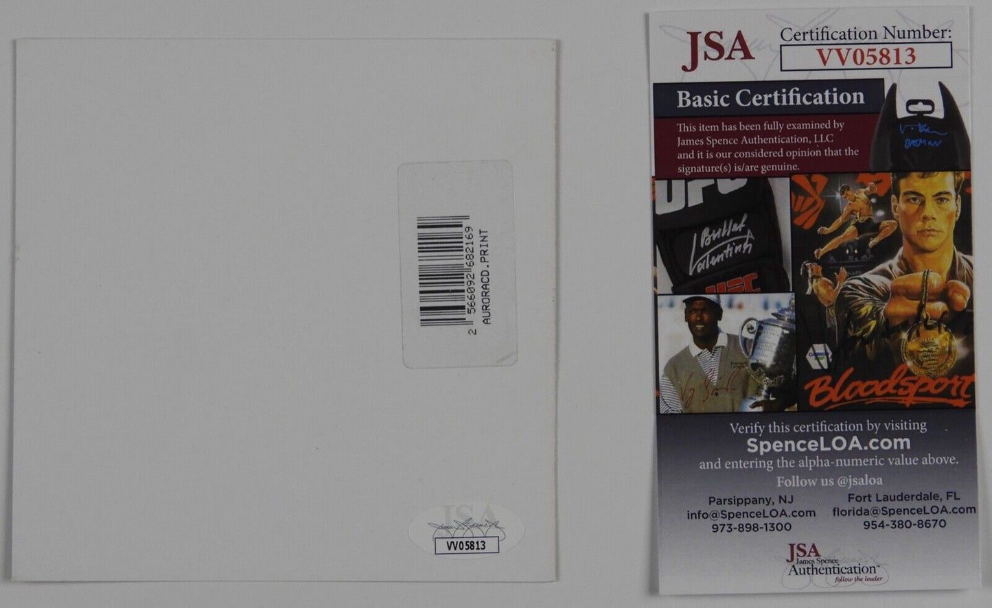 Aurora JSA Signed Autograph CD Insert The Gods We Can Touch