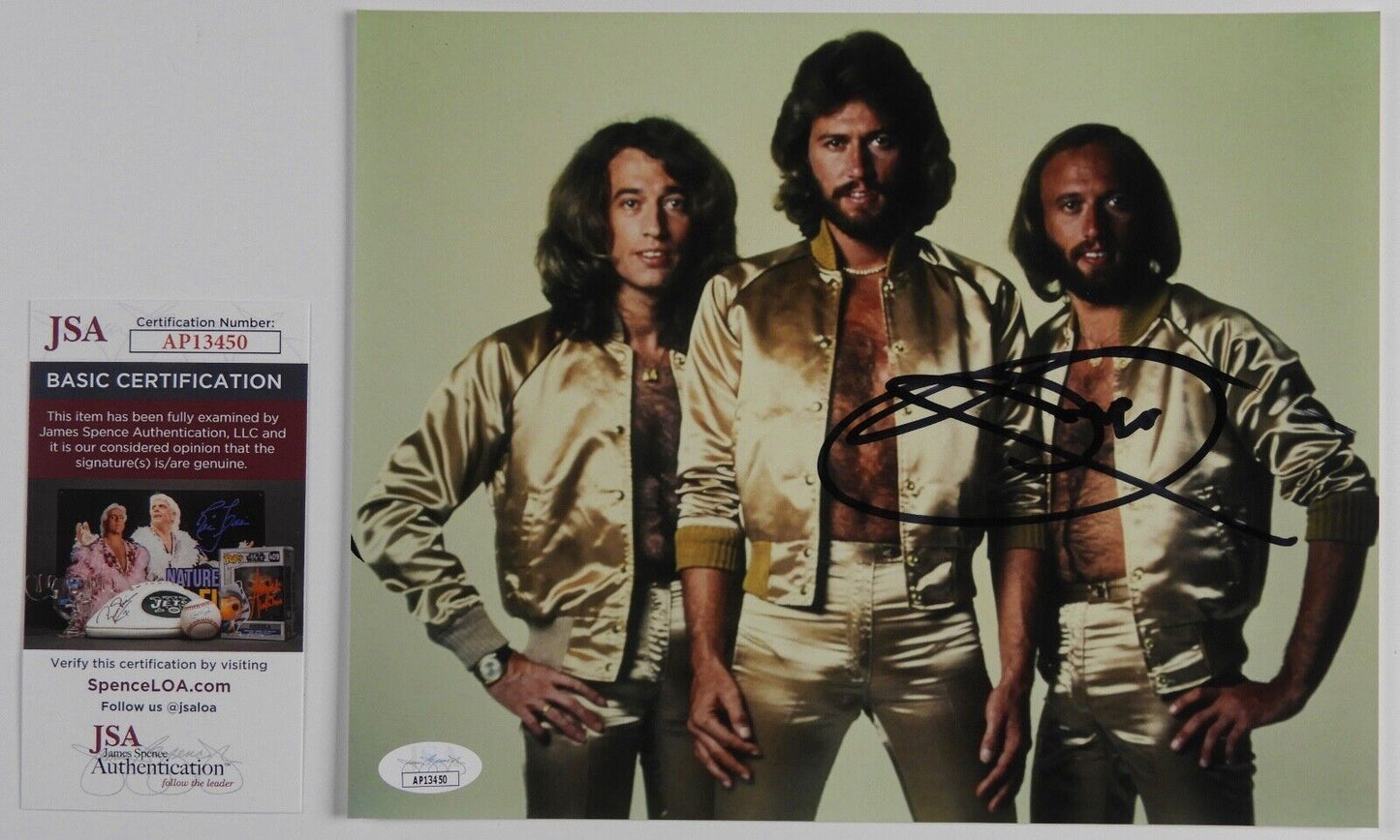 Barry Gibb JSA Signed Autograph 8 x 10 Photo The Bee Gees