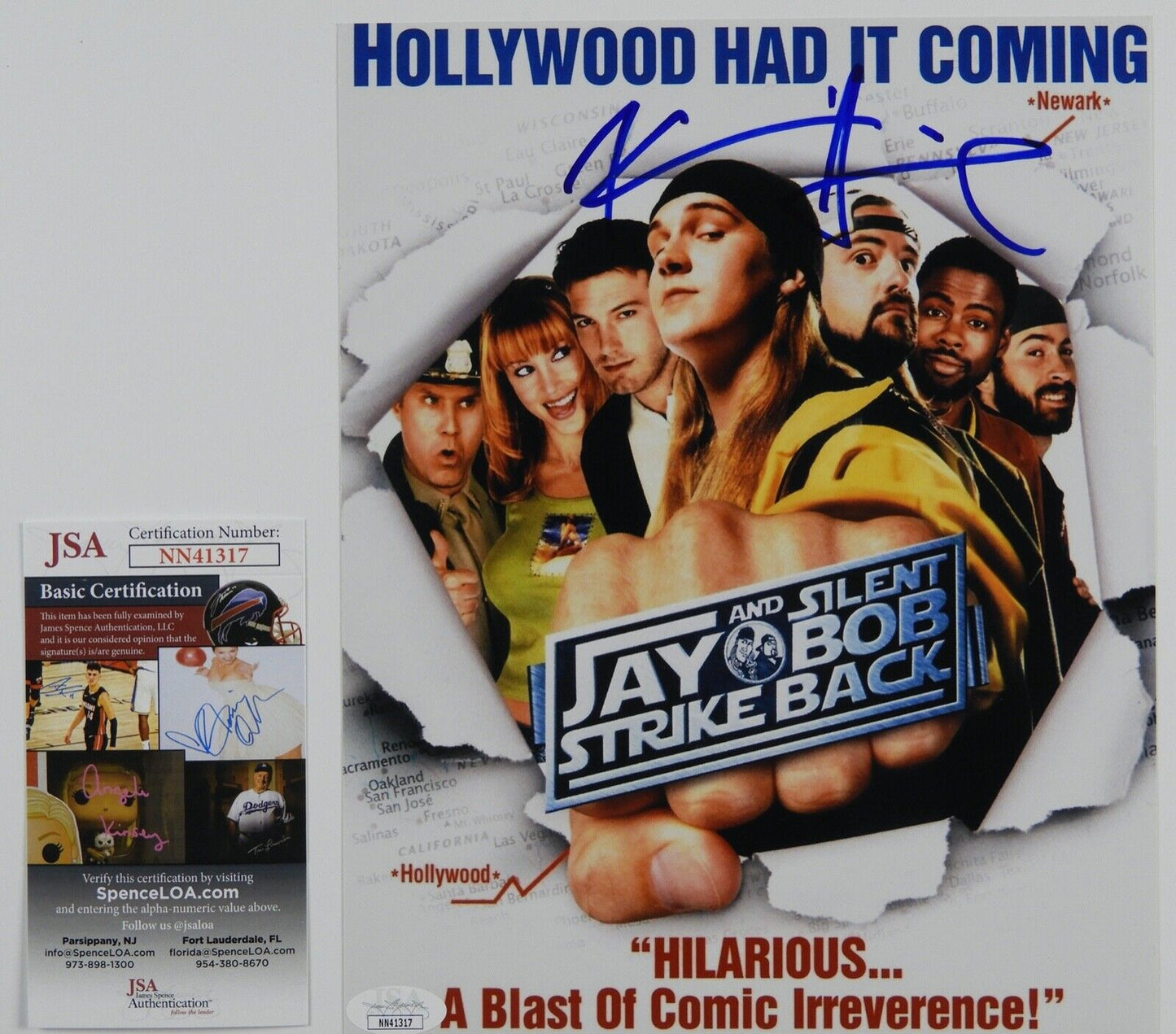 Kevin Smith Autograph JSA 8 x 10 Signed Photo