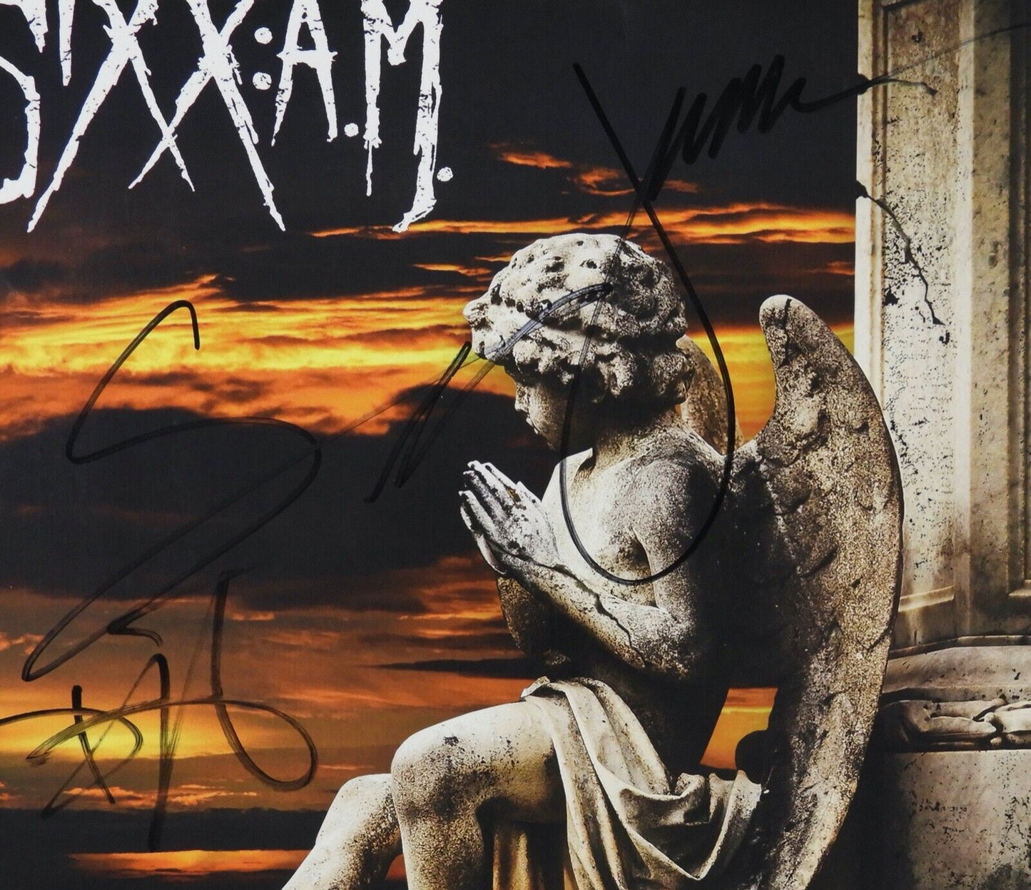 Sixxam Nikki Sixx Signed LP Autograph JSA Album Record Prayers For The Damned