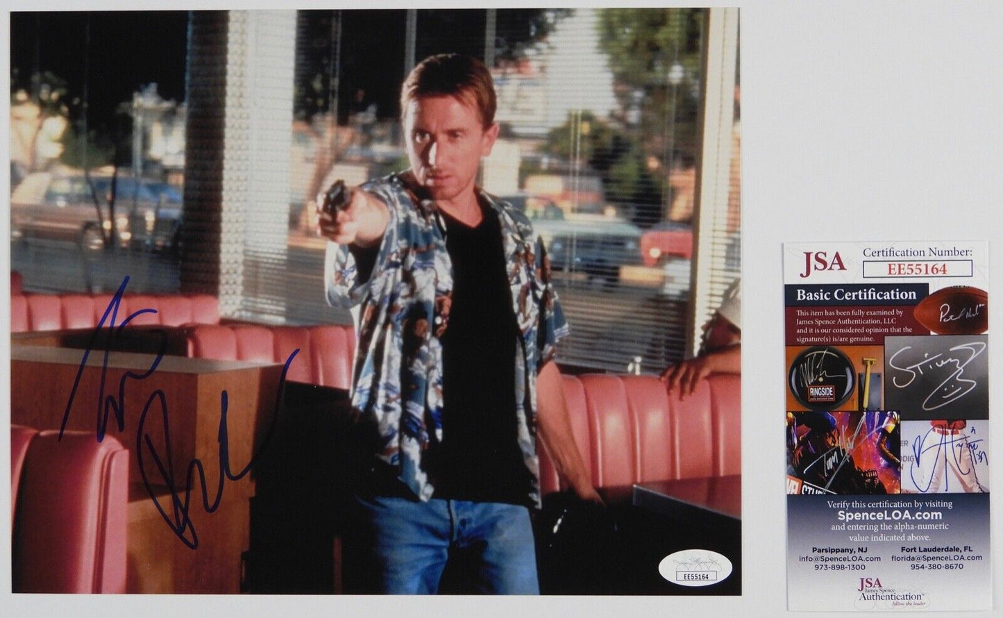 Tim Roth Pulp Fiction Autograph Signed Photo JSA Photo 8 x 10