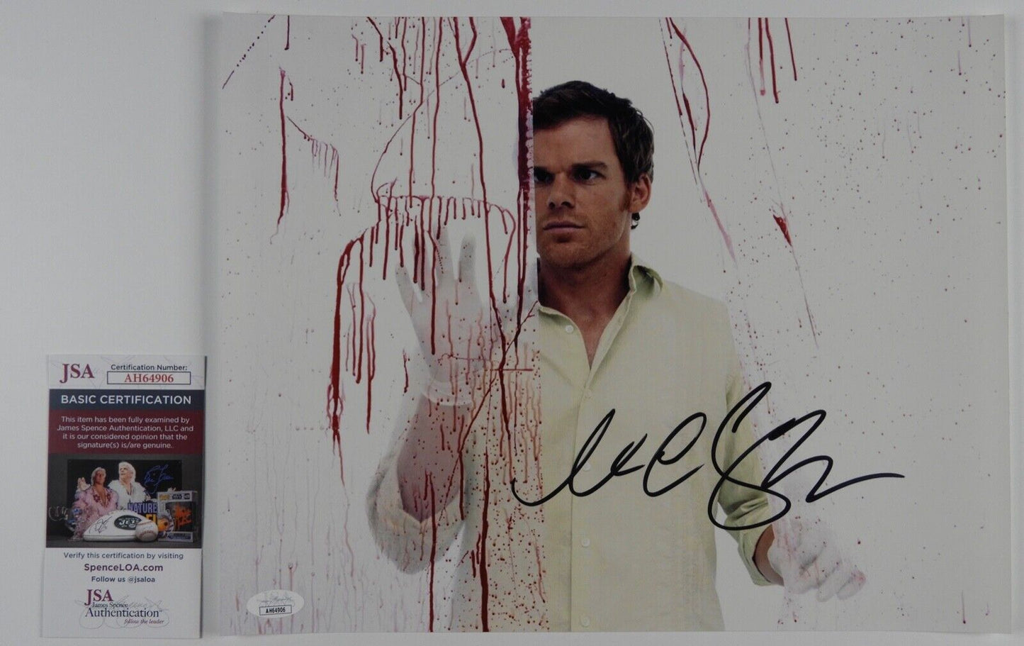Michael C. Hall JSA signed autograph 11 x 14 Photo Dexter