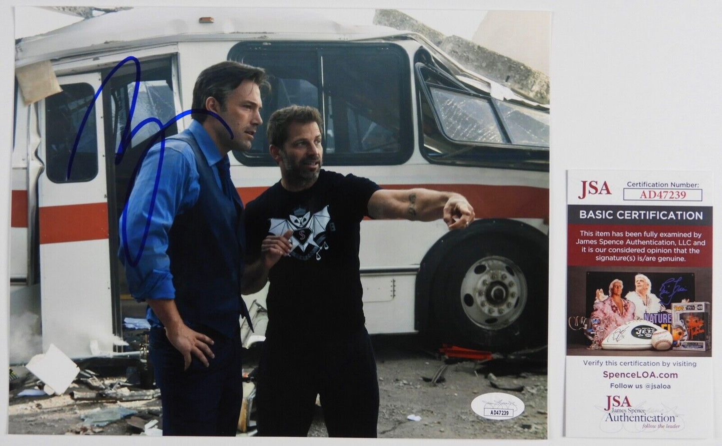 Zack Snyder JSA Signed Autograph Photo 8 x 10 The Justice League