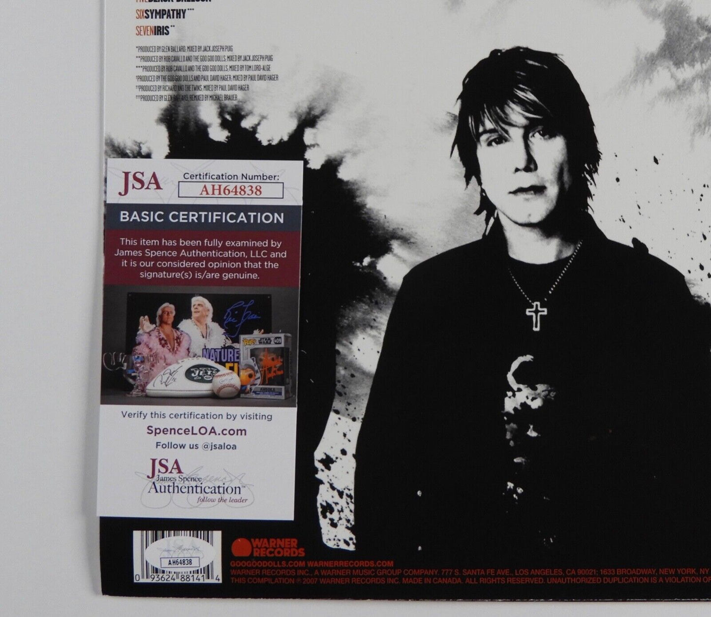 The Goo Goo Dolls JSA Fully Signed Autograph Album Greatest Hits John Rzeznik +
