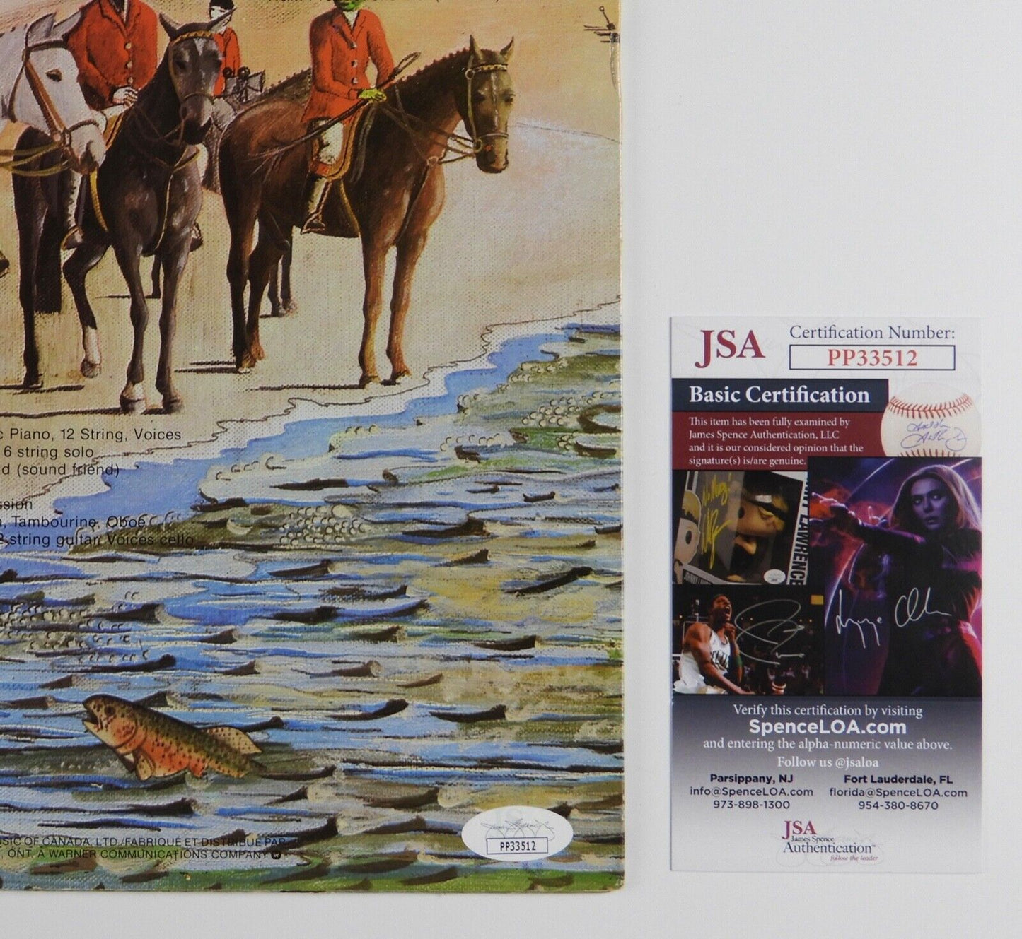 Steve Hackett Genesis JSA Signed Autograph Album Foxtrot