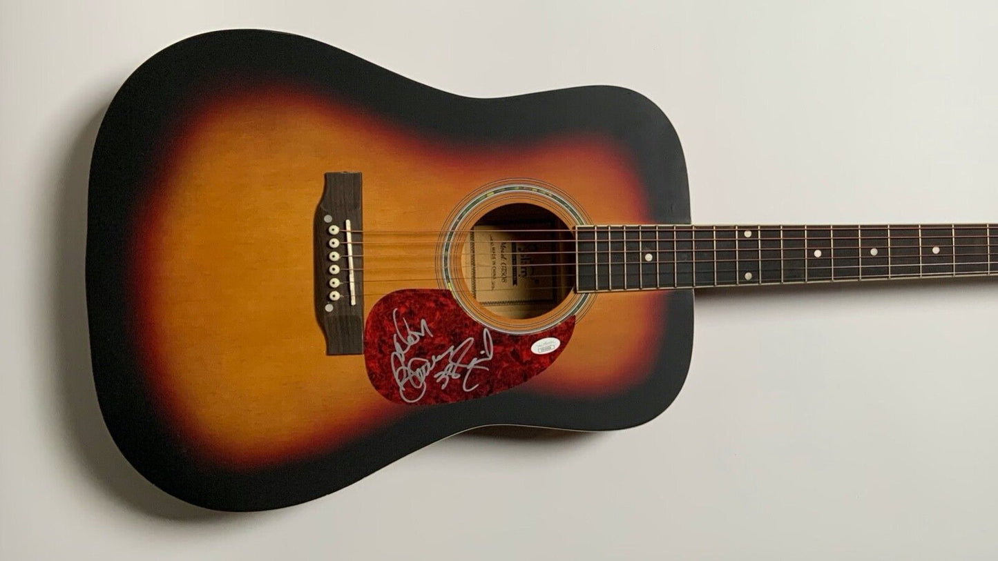 Don Barnes 38 Special Autograph Signed Acoustic Guitar JSA COA