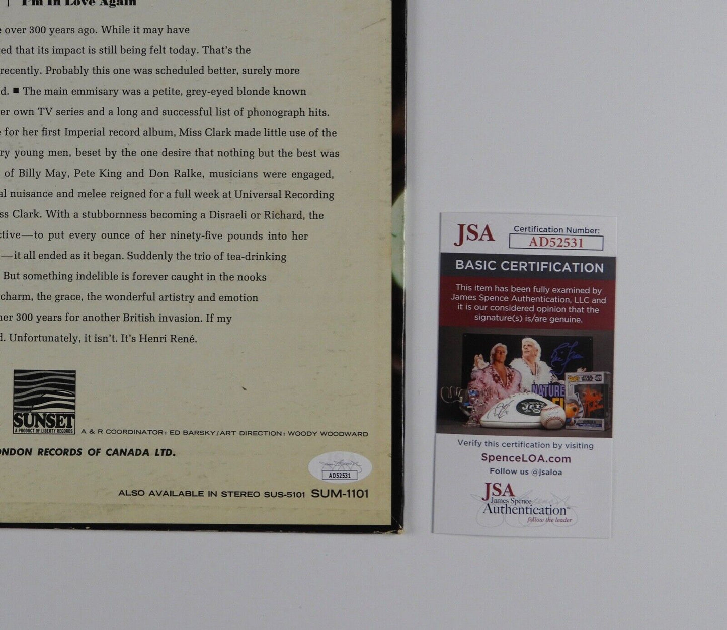 Petula Clark Signed JSA Autograph Album Record Vinyl This Is