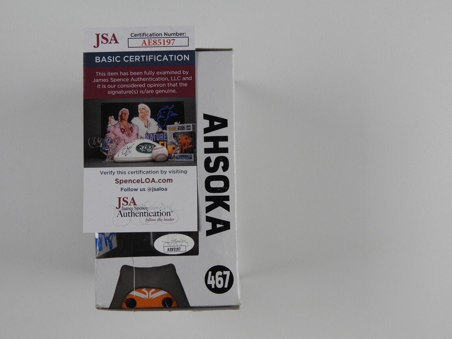 Rosario Dawson JSA Signed Autograph Funko Pop 464 Ashoka Star Wars