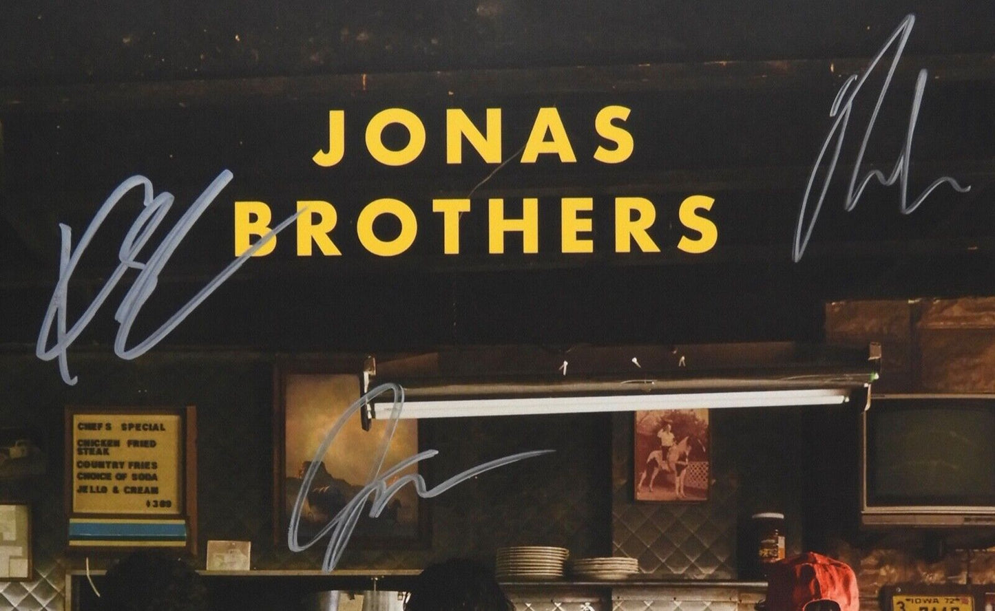 Jonas Brothers JSA Signed Autograph Poster Record LP The Album