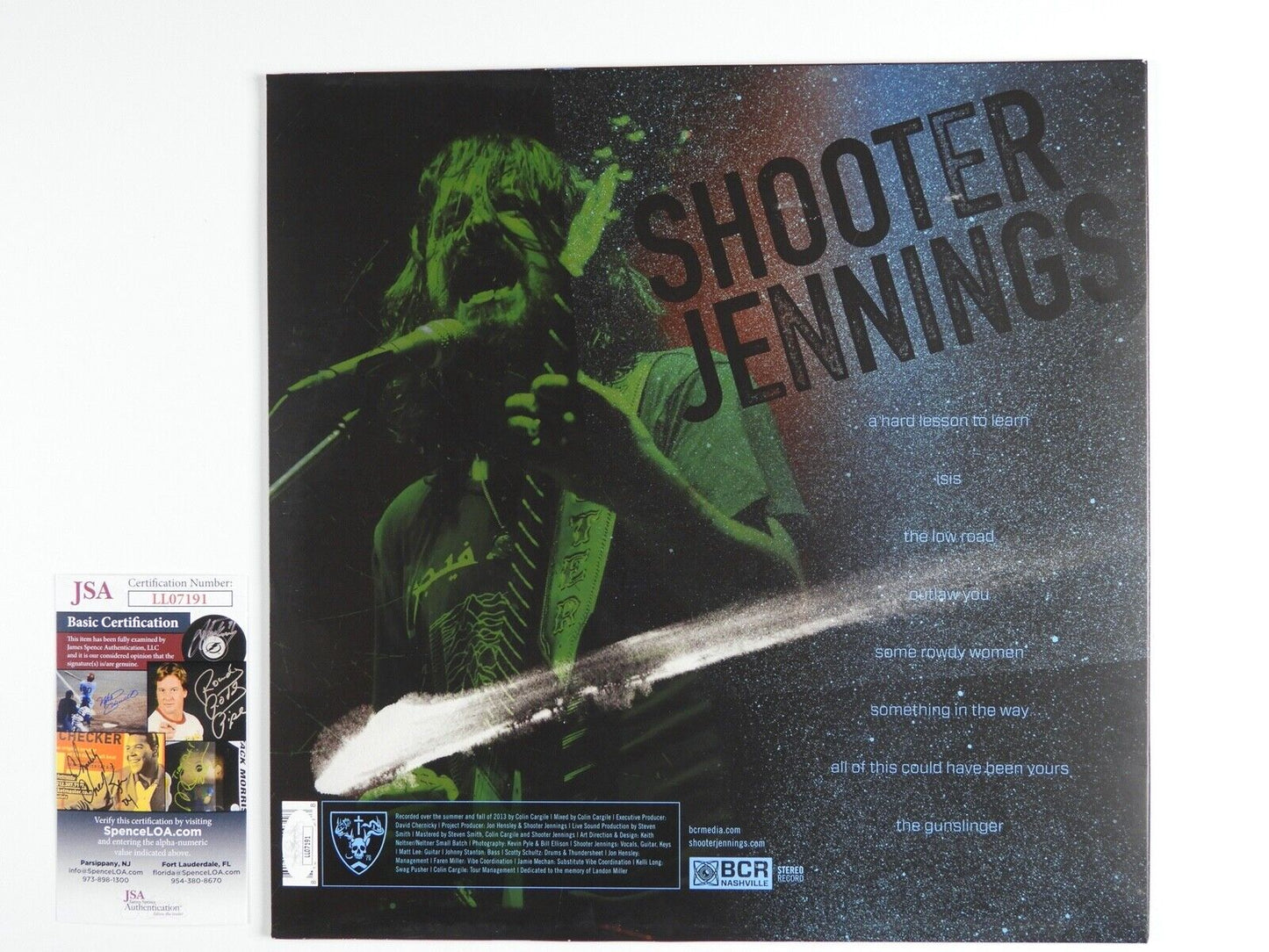 Shooter Jennings JSA Signed Autograph Album Record Vinyl The Other Live